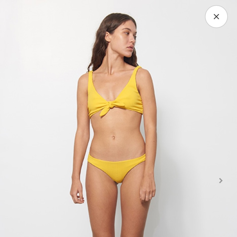 Mara Hoffman Rio bikini top in small and Kay bikini bottom in medium